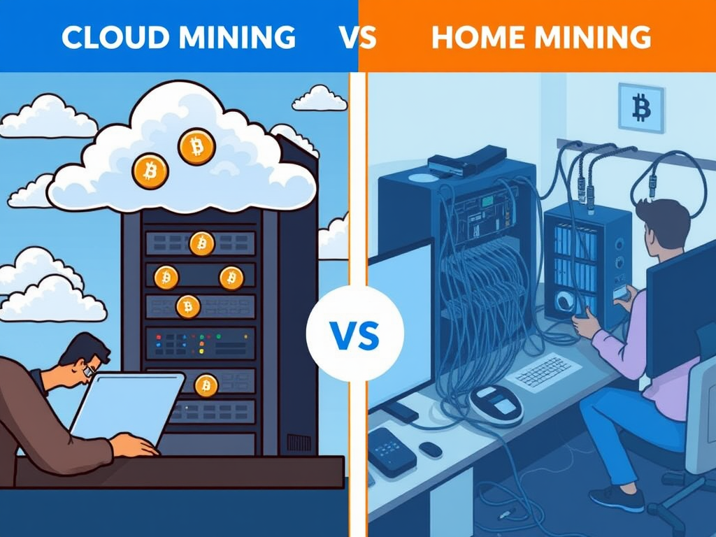 Cloud Mining Vs Home Mining