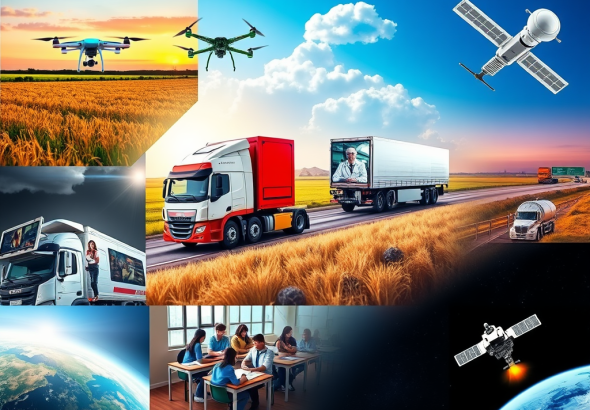 satellite in Industries