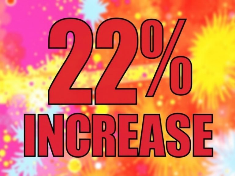 22 percent increase
