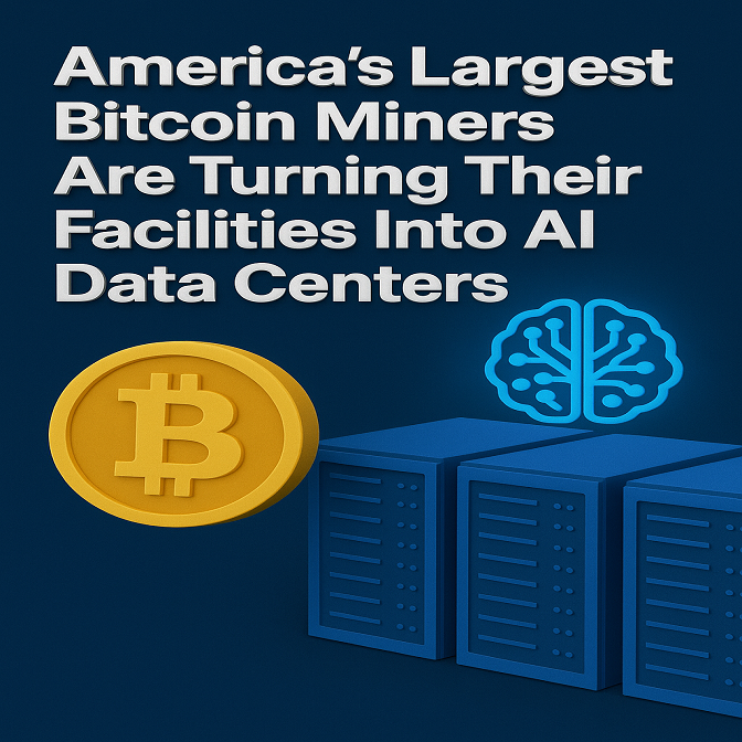 America Bitcoin Miners are turning to AI Data Centers