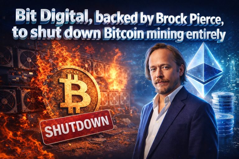 Bit Digital to shut Down Bitcoin Mining Brock Pierce
