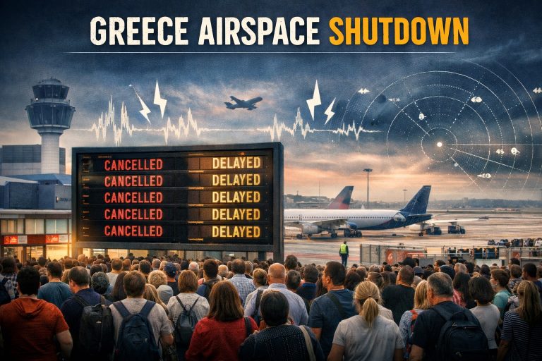 Greek Flight Grounded