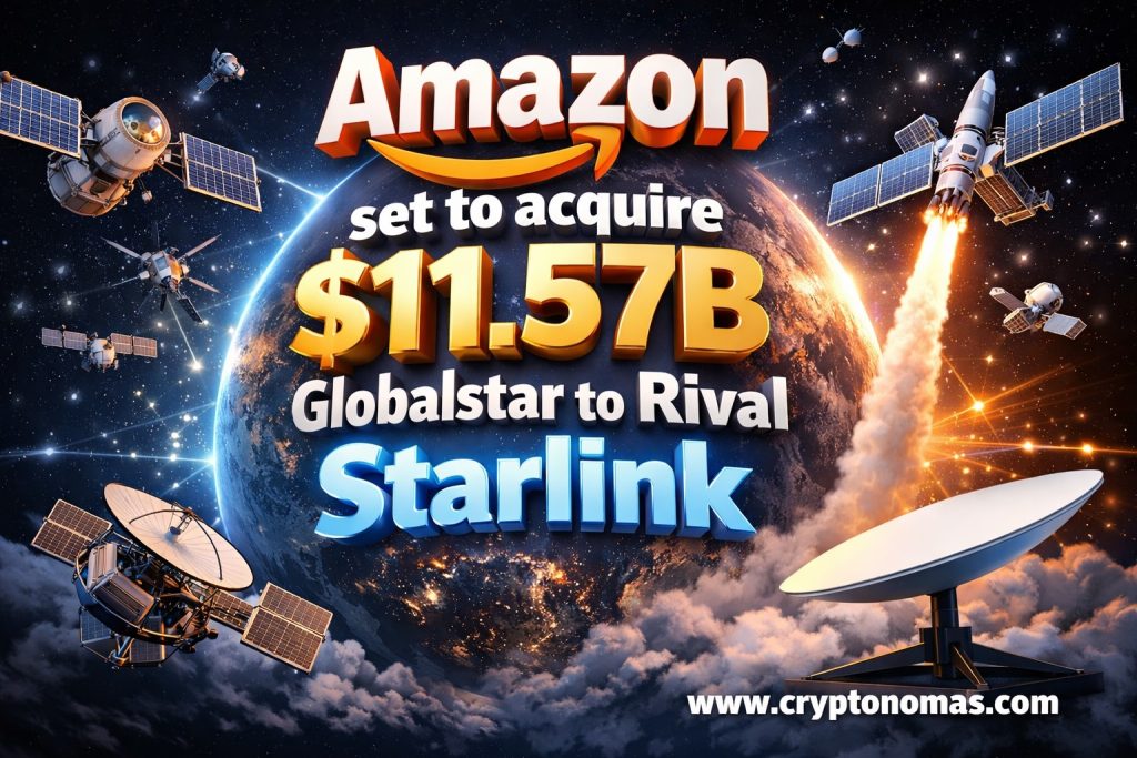 Amazon set to acquire $11.57B Globalstar to Rival Starlink