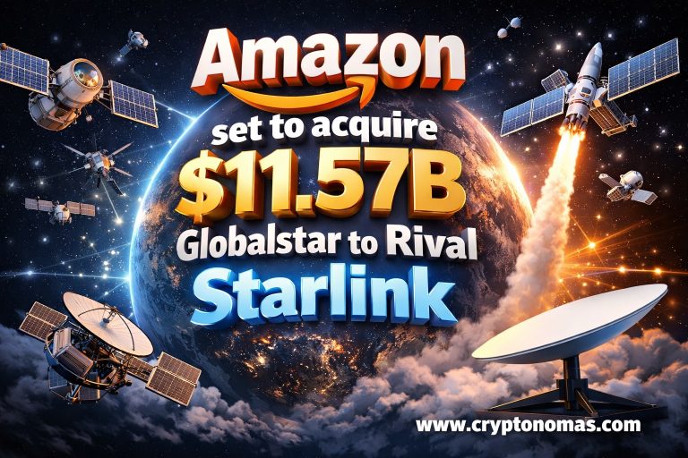 Amazon set to acquire $11.57B Globalstar to Rival Starlink