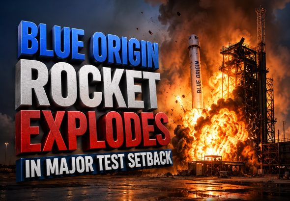 Blue Origin Explodes